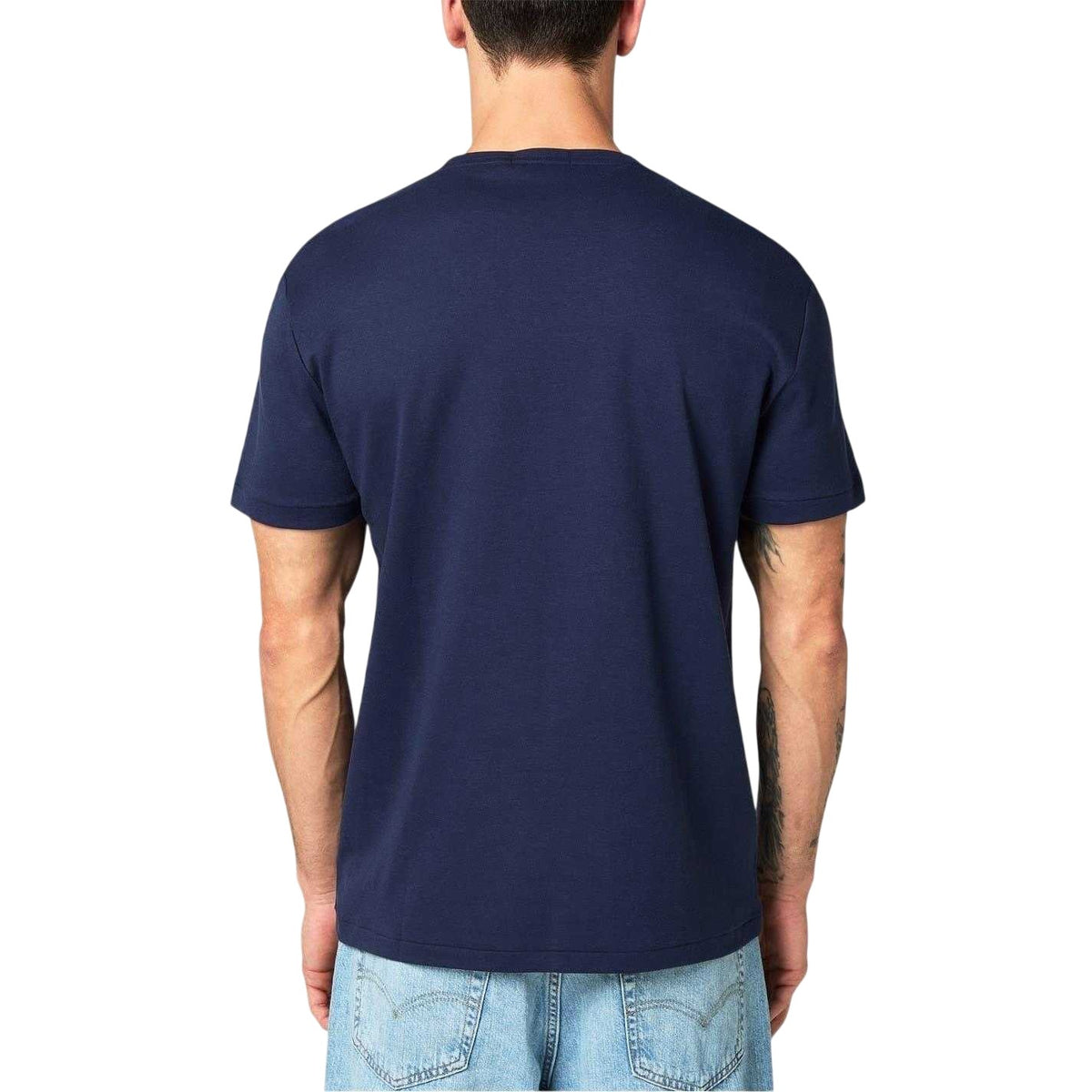 French Navy - Pack Shot - Ralph Lauren Mens Pima Cotton Regular T-Shirt