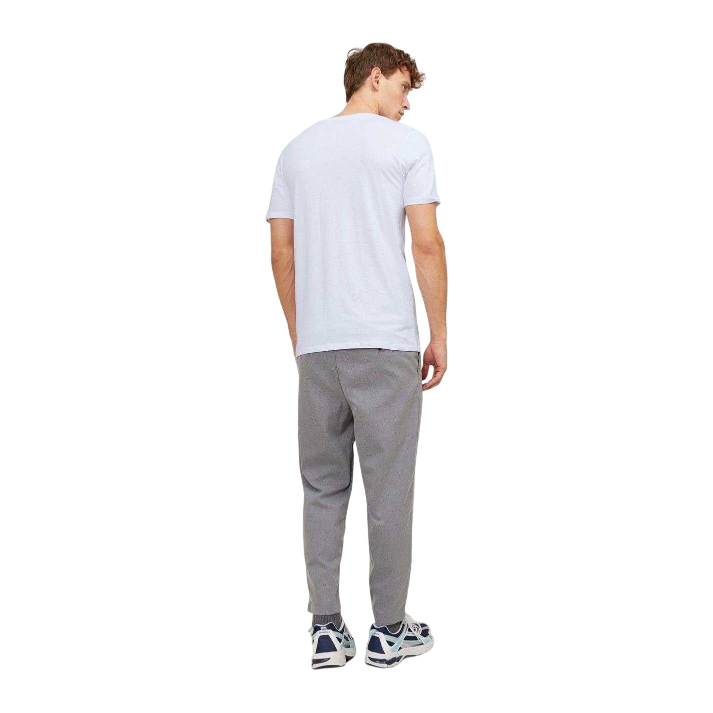 White - Lifestyle - Jack And Jones Mens V Neck Regular T-Shirt (Pack of 2)