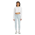 Light Blue - Lifestyle - Levis Womens-Ladies 710 Faithfully Yours Skinny Jeans