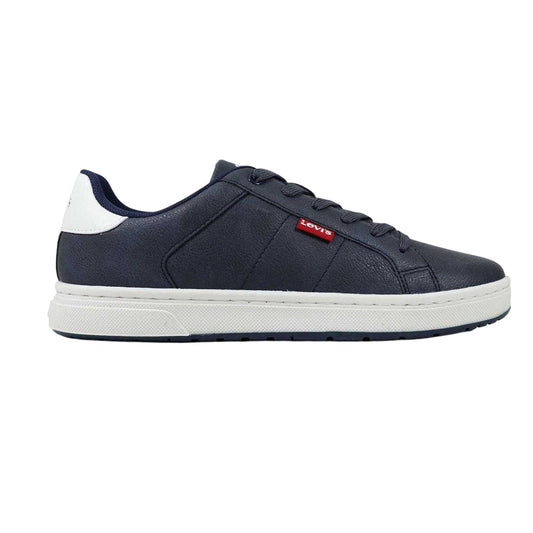Navy Blue - Front - Levis Childrens-Kids Trainers
