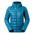 Turquoise - Front - Berghaus Womens-Ladies Silksworth Hooded Down Jacket