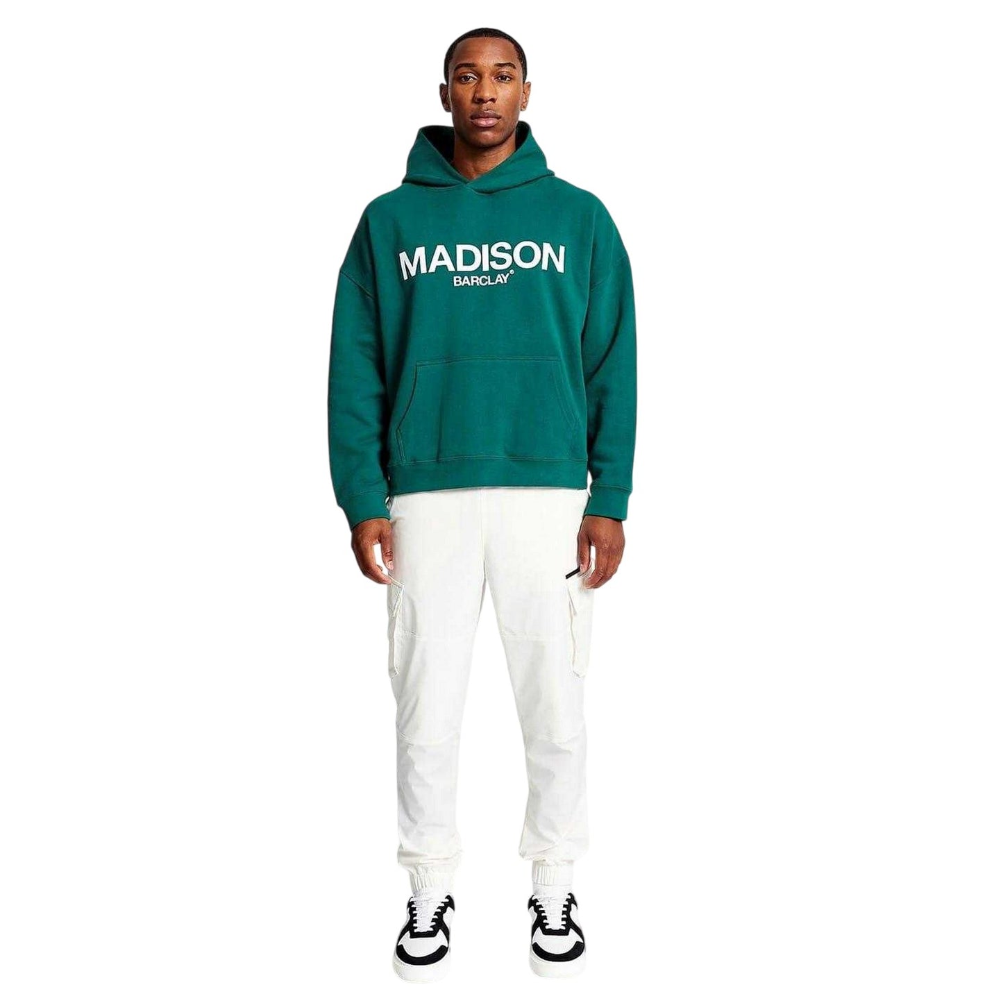 Forest - Side - Madison Barclay Mens Oversized Hoodie