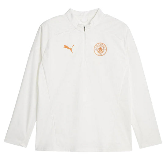 White - Front - Puma Mens Manchester City FC Training T-Shirt