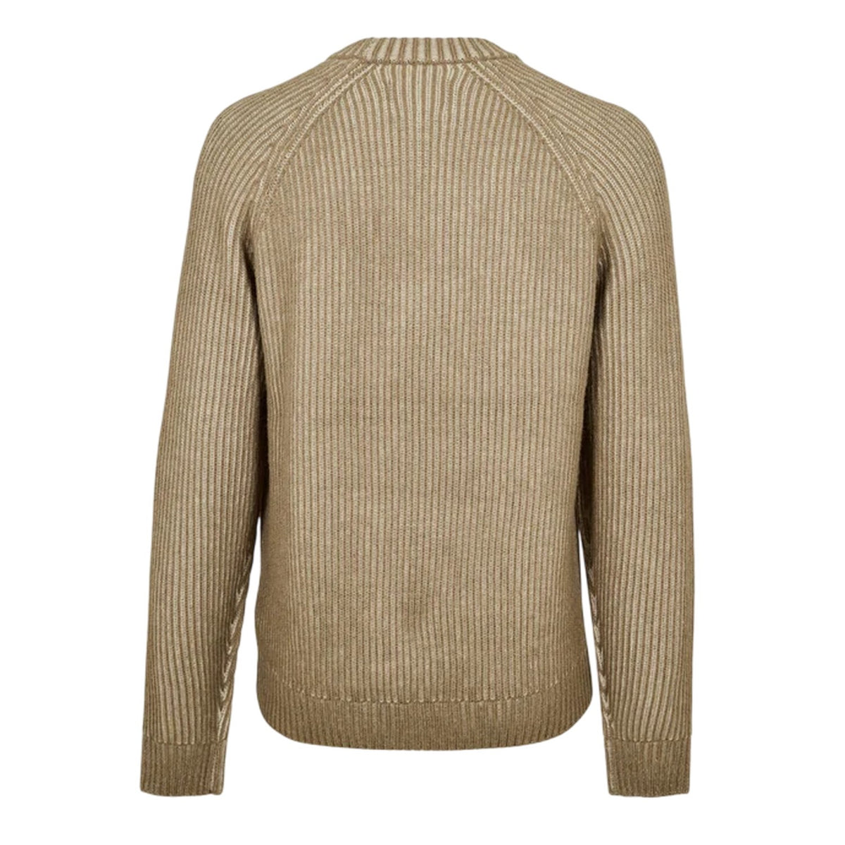 Fawn - Back - Jack Wills Mens Ribbed Crew Neck Jumper