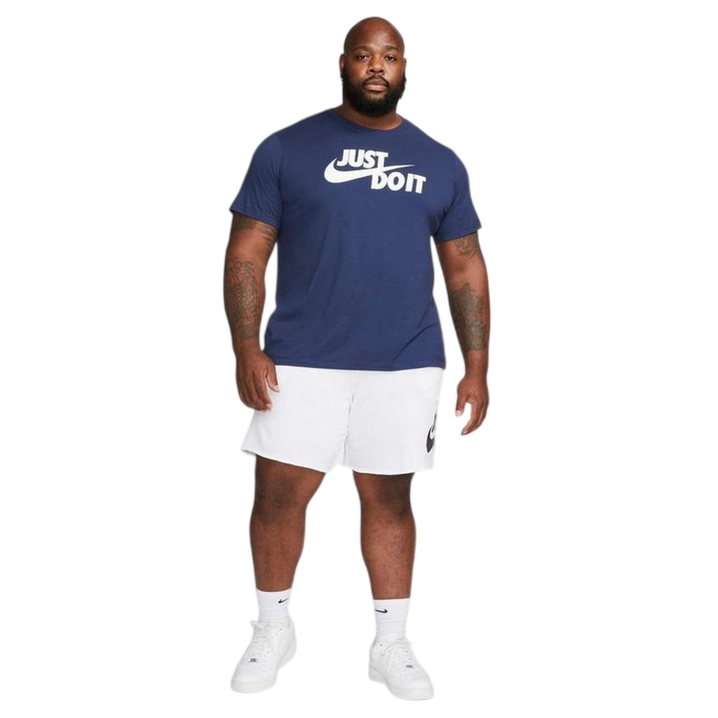 Midnight Navy - Pack Shot - Nike Mens Just Do It Swoosh T-Shirt