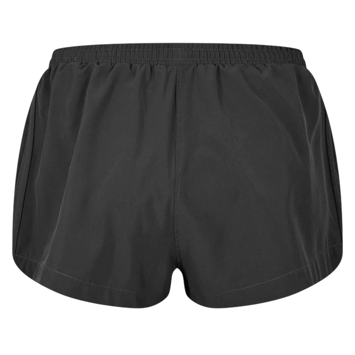 Charcoal - Back - USA Pro Womens-Ladies Tapered Running Shorts