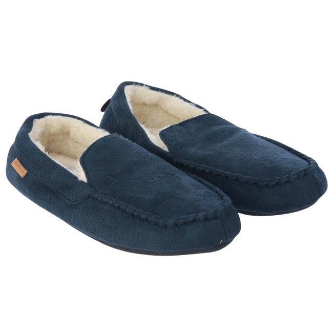 Navy - Front - Ben Sherman Mens Casa Cartegena Moccasin Slippers
