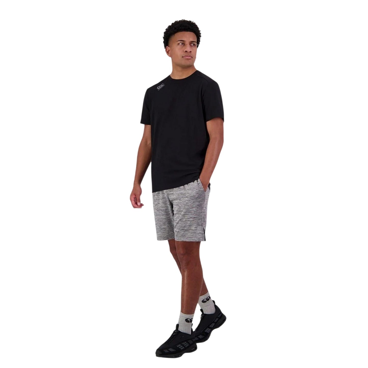 Static Marl - Pack Shot - Canterbury Mens Tempo Shorts