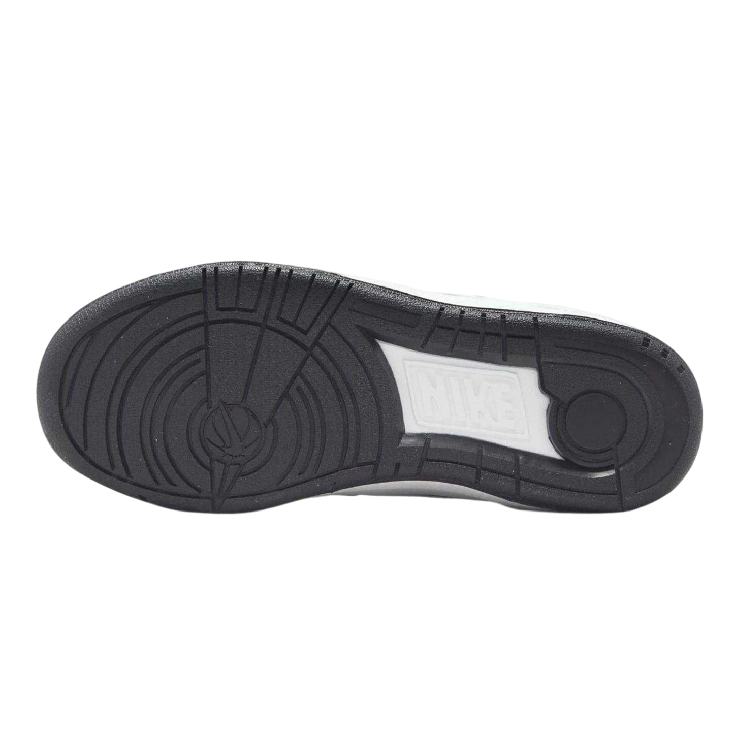 Black-White - Lifestyle - Nike Childrens-Kids Full Force Leather Shoes