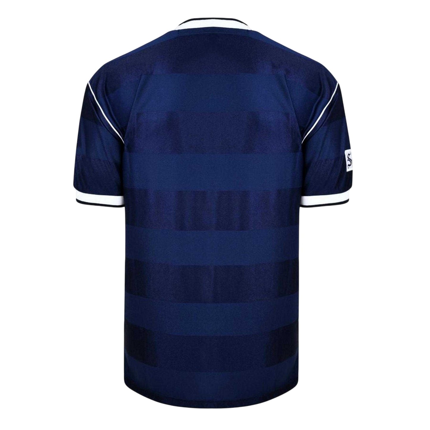 Blue-White - Back - Score Draw Mens International Scotland Football Shirt