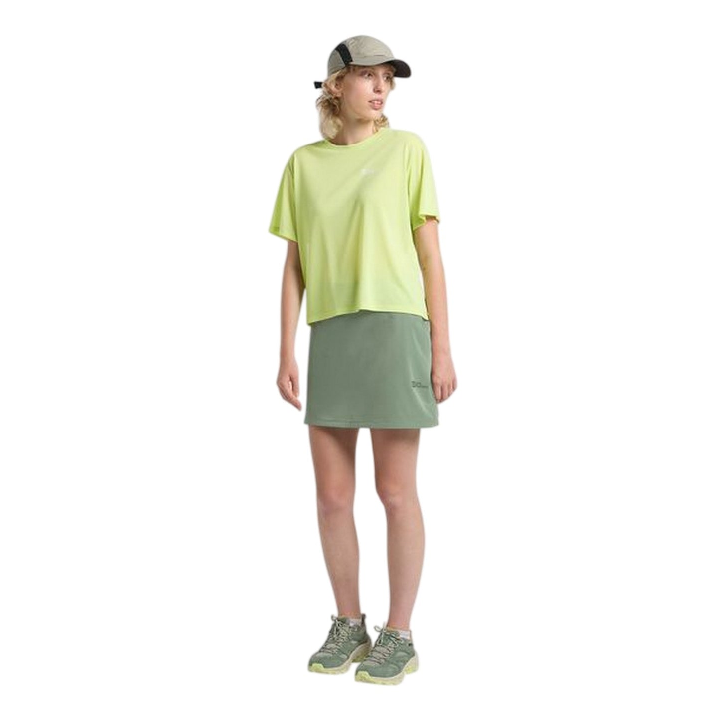 Eucalyptus - Side - Jack Wolfskin Womens-Ladies Regular Hiking Skort