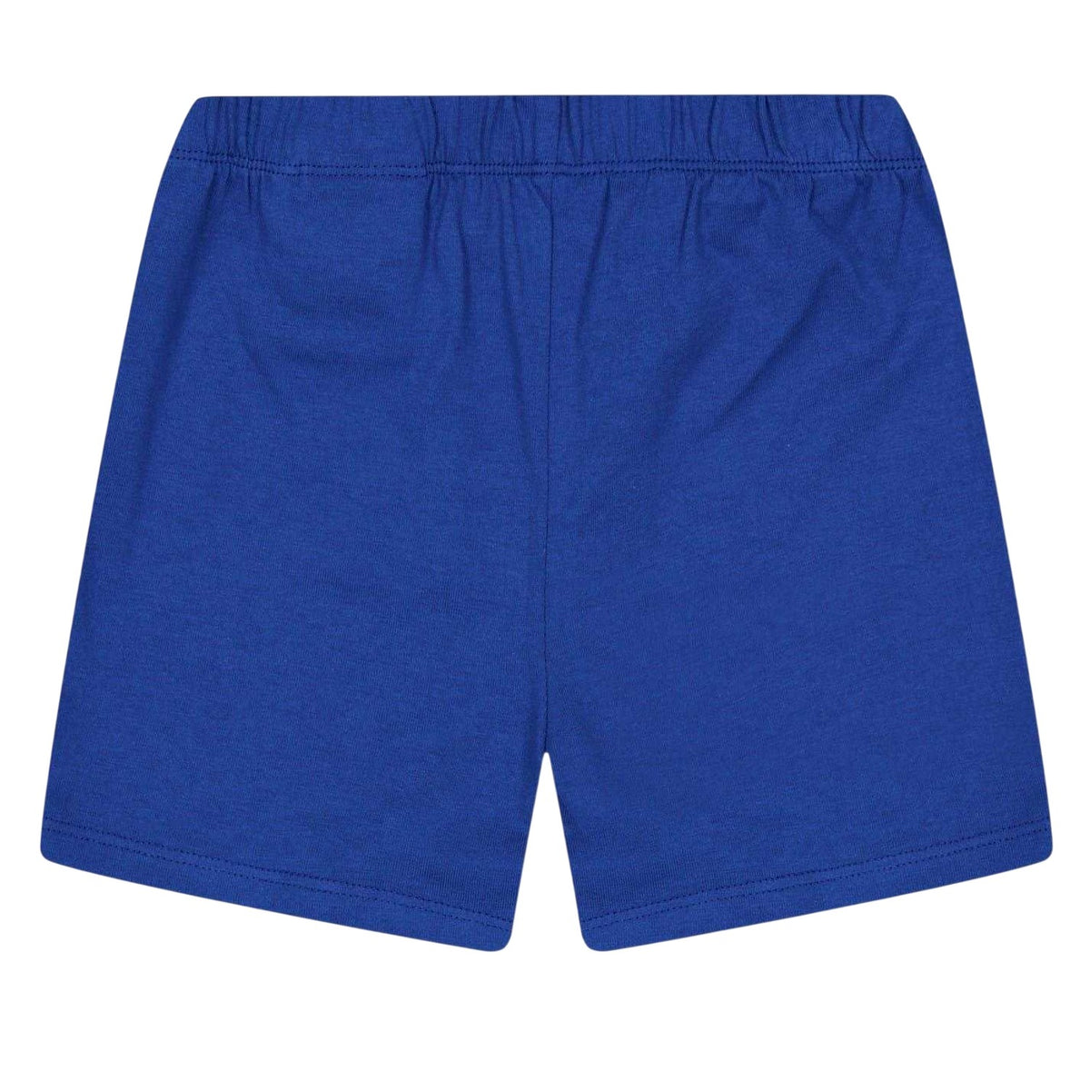 Blue - Back - Off White Baby Spray Logo Sweat Shorts