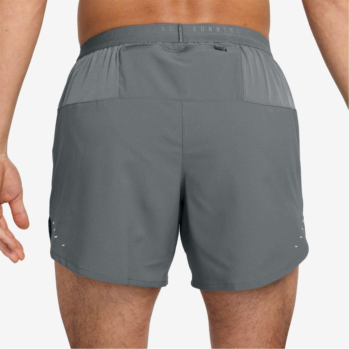 Smoke Grey - Close up - Nike Mens Stride Running Shorts