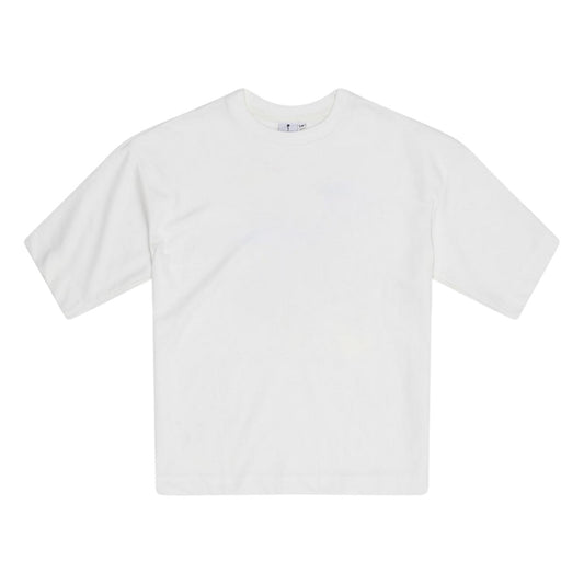Off White - Front - Rose London Mens Back Print T-Shirt