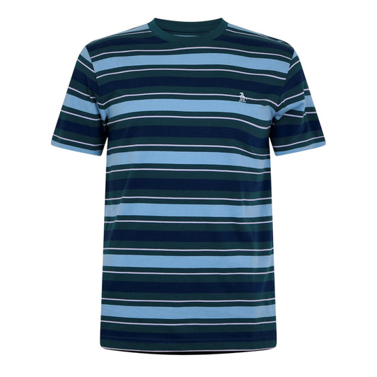 June Bug - Front - Original Penguin Mens Striped T-Shirt