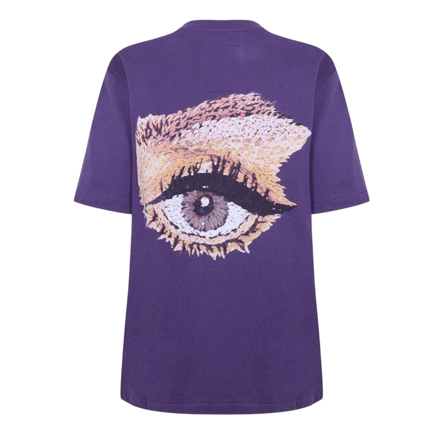 Purple - Back - Diadora Womens-Ladies Eye Crew Neck T-Shirt