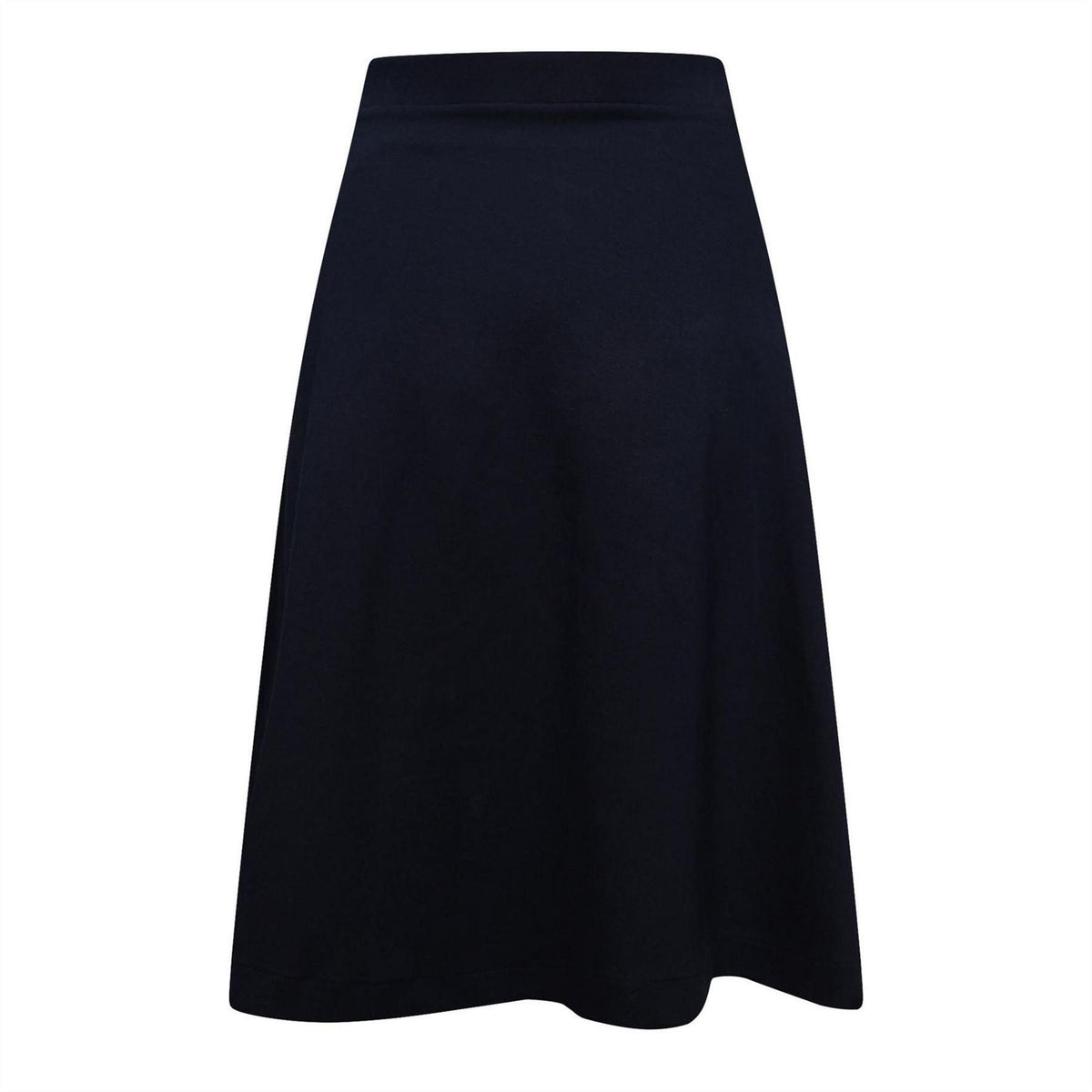 Navy - Back - Lacoste Girls Milano Cotton Midi Skirt