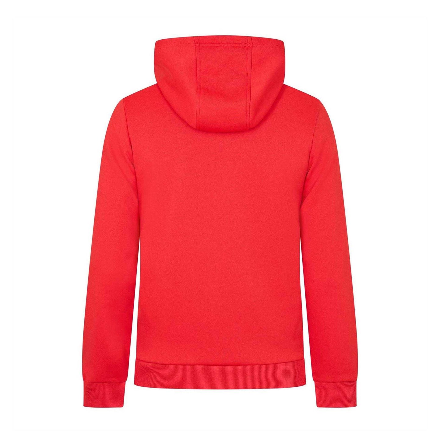 True Red - Back - Castore Mens Brushed Fleece Full Zip Hoodie