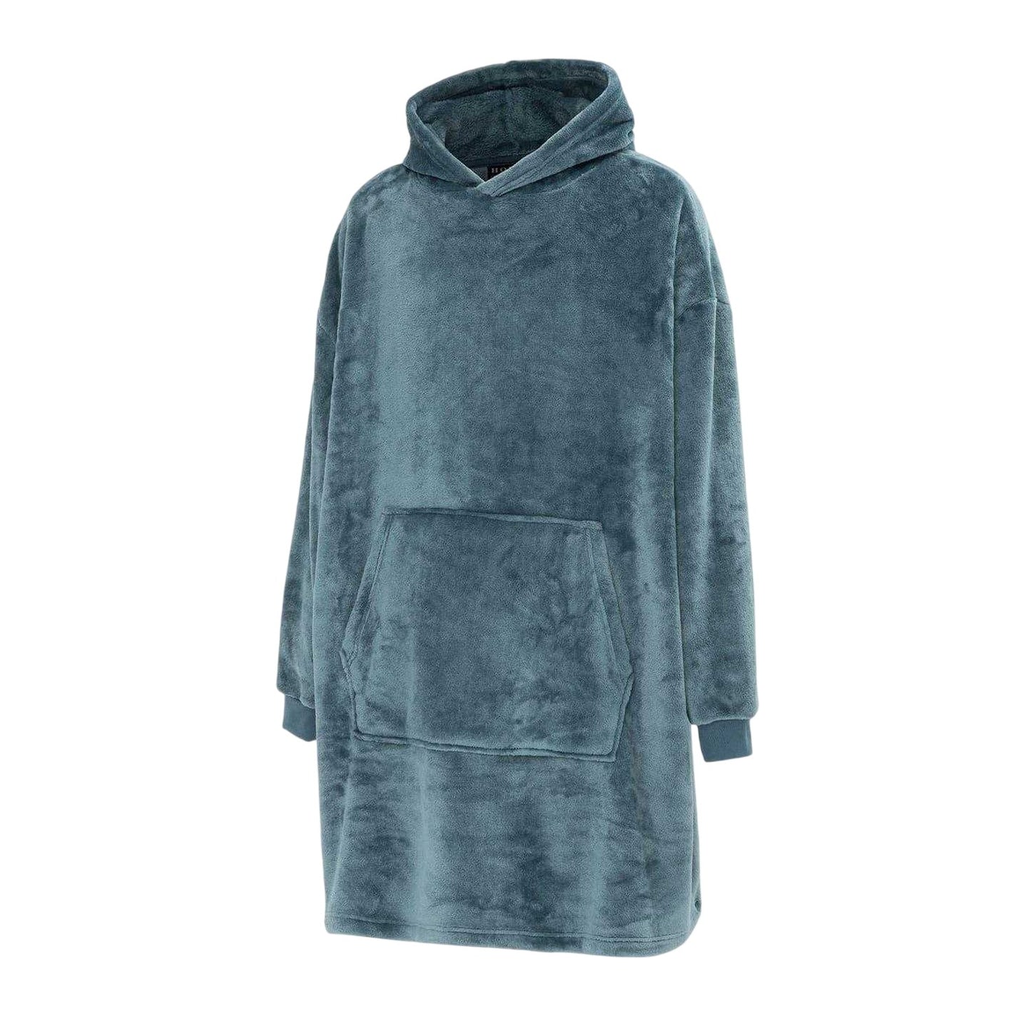 Teal - Lifestyle - Howick Mens Polyester Blanket Hoodie