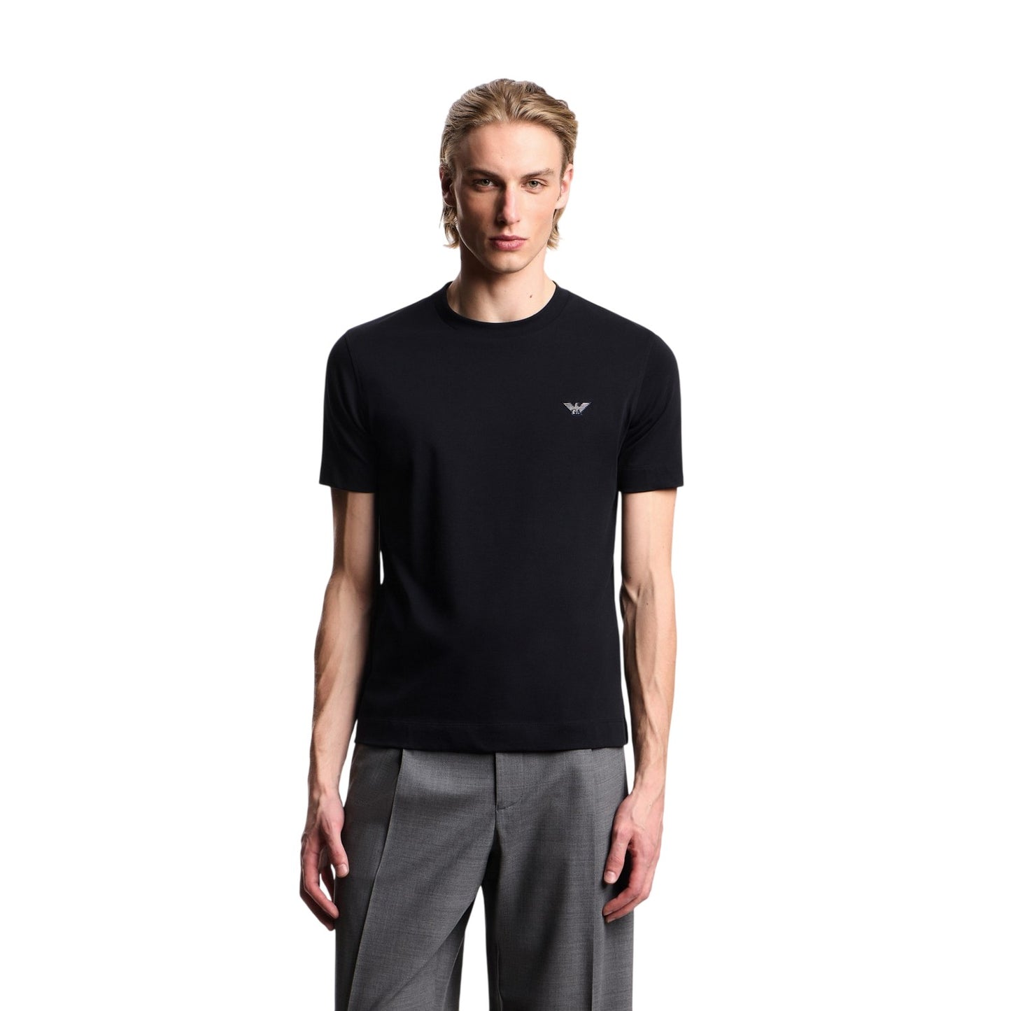 Navy - Lifestyle - Emporio Armani EA7 Mens Logo T-Shirt