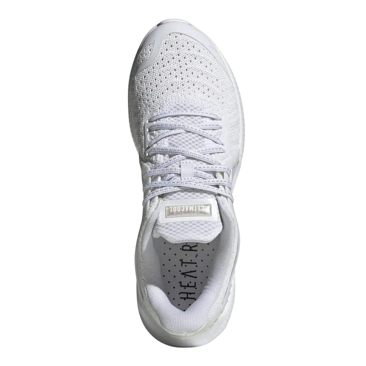 White - Close up - Adidas Womens-Ladies Climacool Perforated Running Trainers