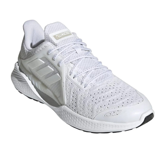 White - Front - Adidas Womens-Ladies Climacool Perforated Running Trainers