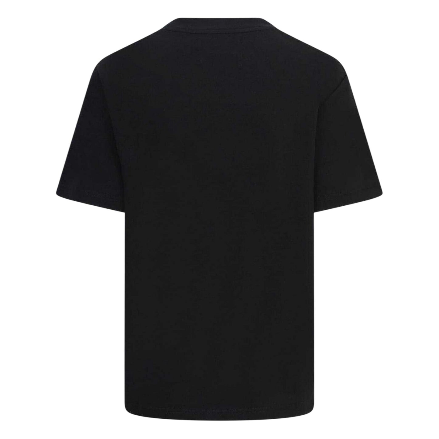 Black - Back - Blank Essentials Womens-Ladies Logo Oversized Boyfriend T-Shirt