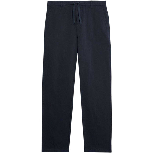 Dark Navy - Front - Lyle & Scott Mens Tapered Chinos