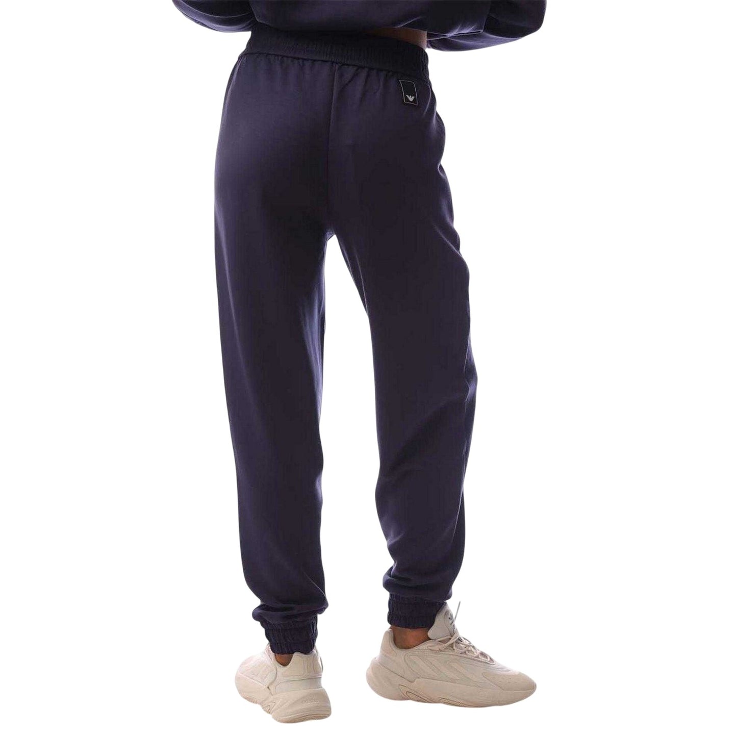 Blue - Back - Emporio Armani EA7 Womens-Ladies Logo Joggers