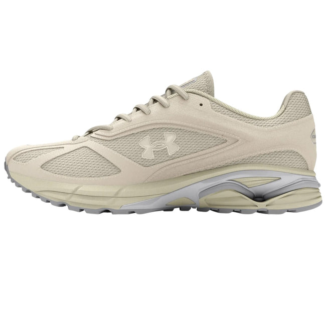 White - Lifestyle - Under Armour Unisex Adult HOVR Apparition Suede Running Trainers