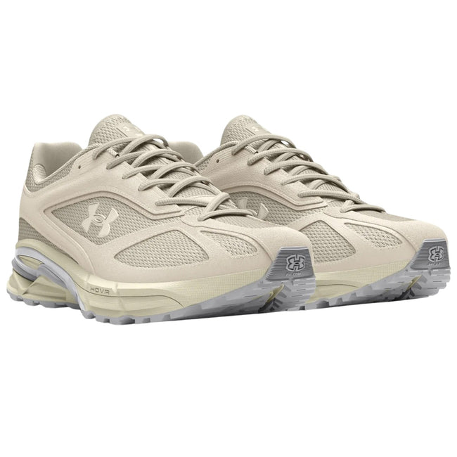 White - Front - Under Armour Unisex Adult HOVR Apparition Suede Running Trainers