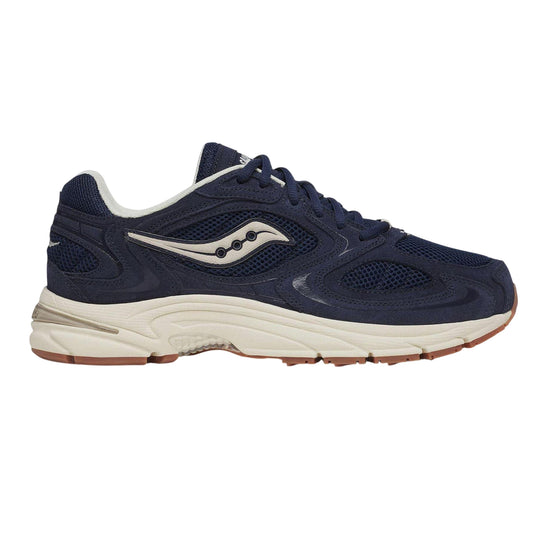 Navy - Front - Saucony Unisex Adult Jazz 9 Retro Leather Shoes
