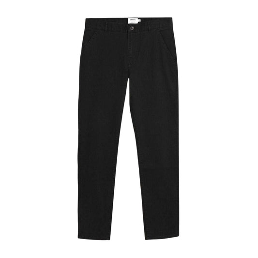 Black - Front - Farah Mens Plain Slim Chinos