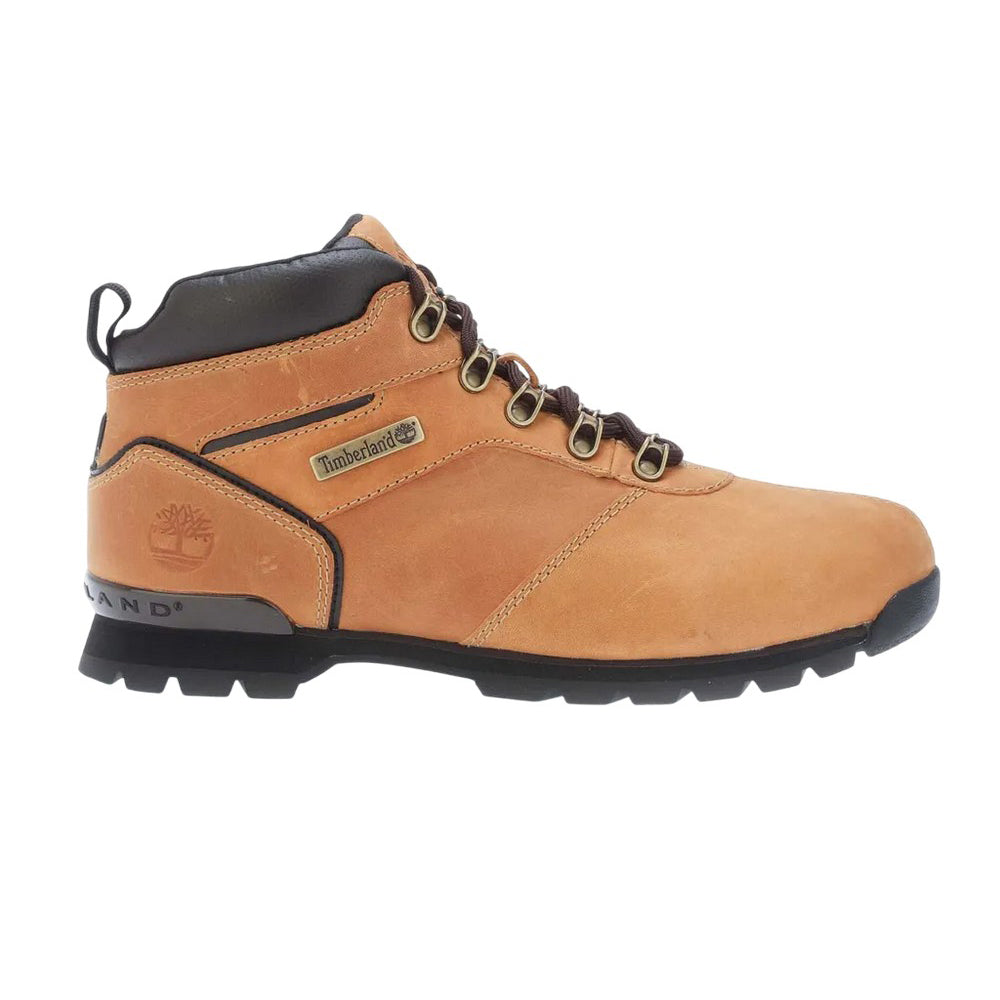 Wheat - Lifestyle - Timberland Mens Splitrock Nubuck Lace Up Hiking Boots