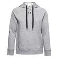 Grey - Front - Under Armour Womens-Ladies Rival HB Fleece Hoodie
