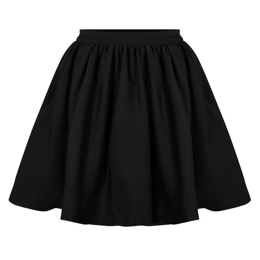 Black - Front - Muse Womens-Ladies Layered Mini Skirt