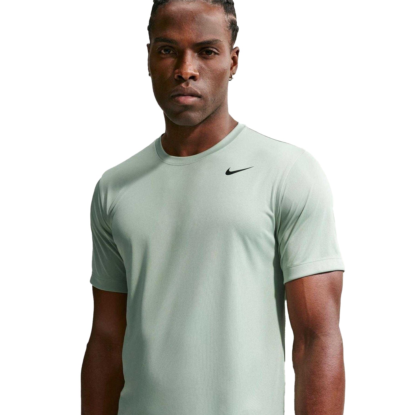 Green - Side - Nike Mens Swoosh Flex Performance T-Shirt
