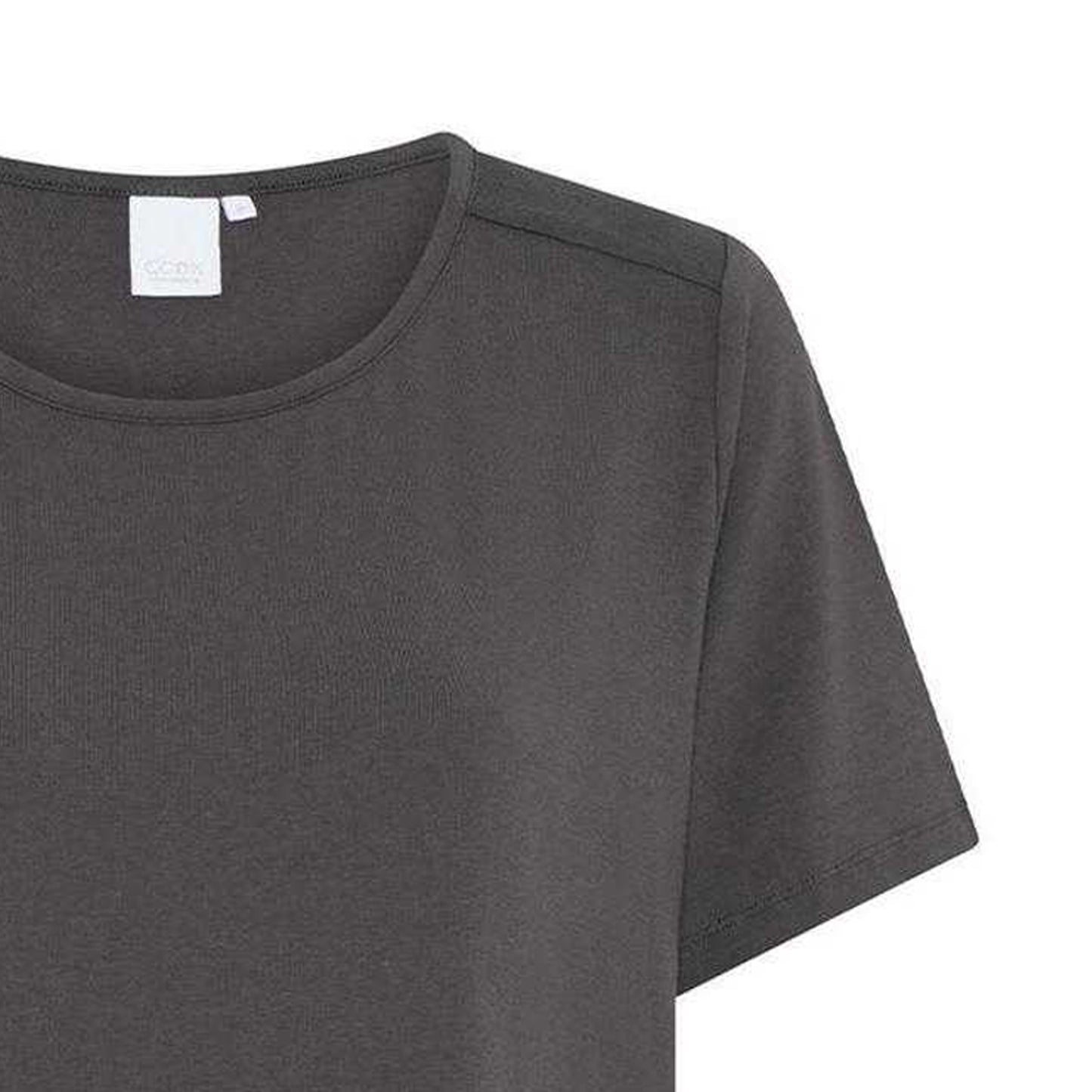 Brown - Side - CCDK Copenhagen Womens-Ladies Bea Plain T-Shirt