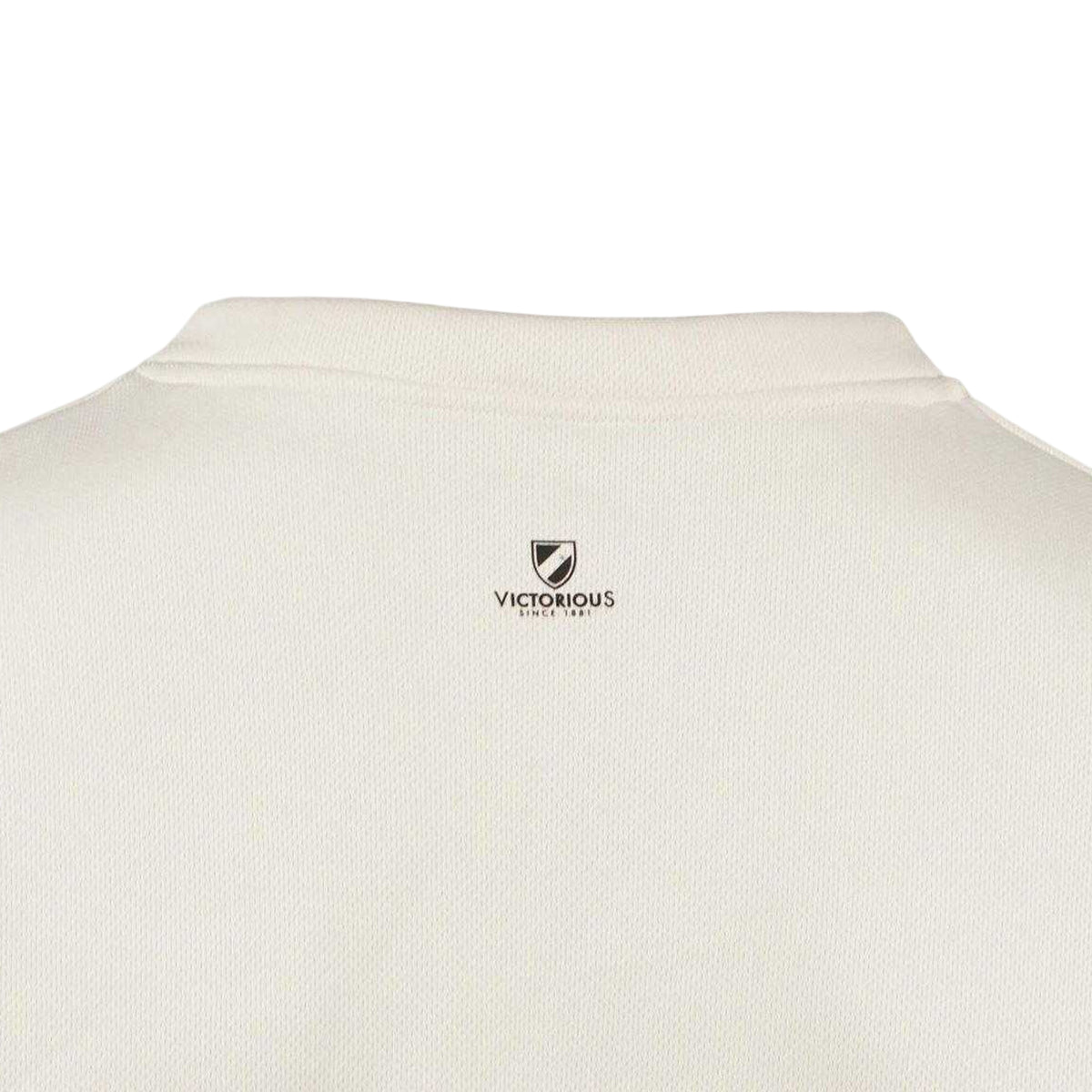 Cream - Side - Slazenger Mens Logo V Neck Sweatshirt