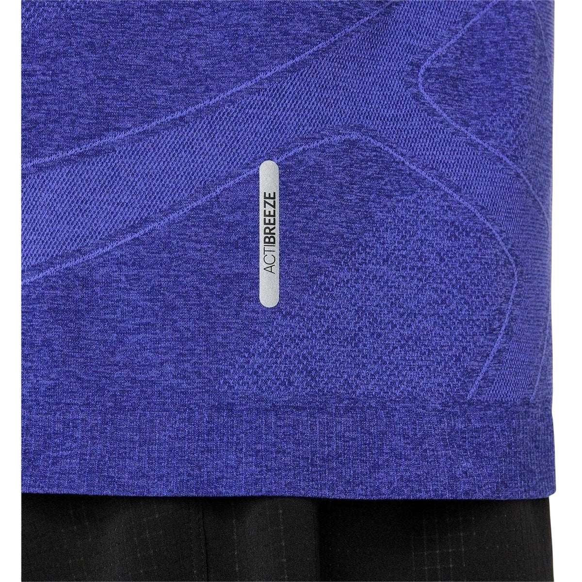 Cobalt - Side - Asics Mens Road Seamless Top