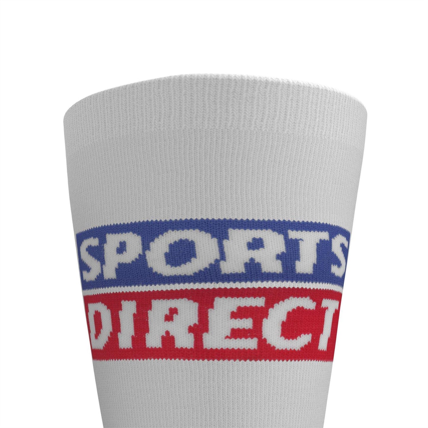 White - Side - Sport Direct Unisex Adult Crew Socks