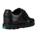 Black - Back - Kickers Boys Fragma Lo Leather Straps Shoes