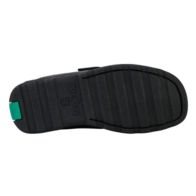 Black - Lifestyle - Kickers Boys Fragma Lo Leather Straps Shoes