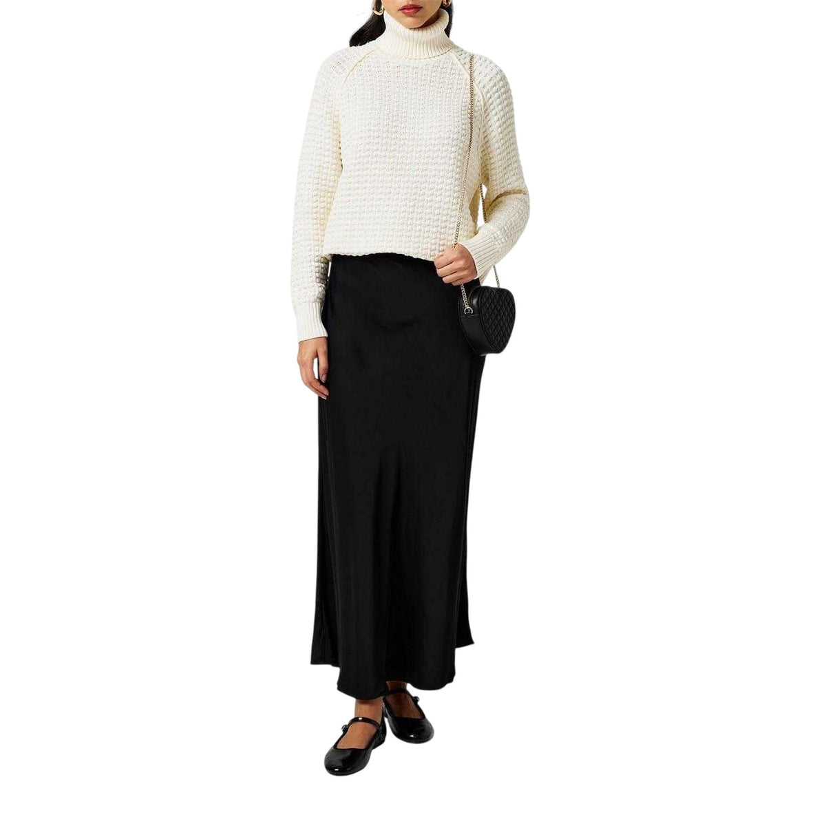 Black - Lifestyle - French Connection Womens-Ladies Plain Maxi Skirt
