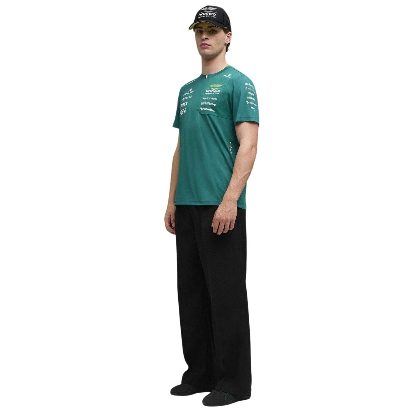Green - Lifestyle - Aston Martin Mens F1 Puma T-Shirt