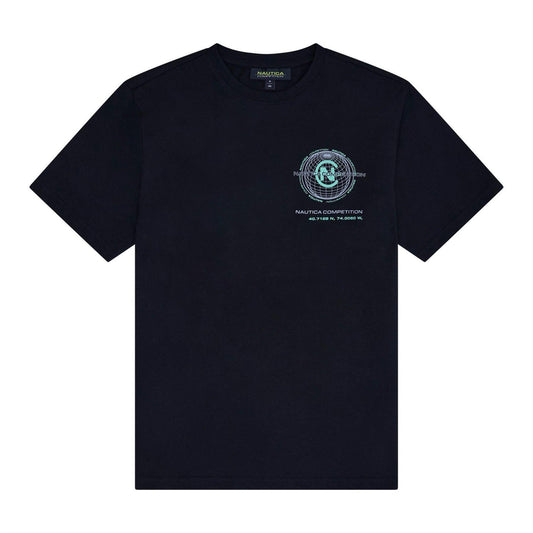 Black - Front - Nautica Mens Bali T-Shirt