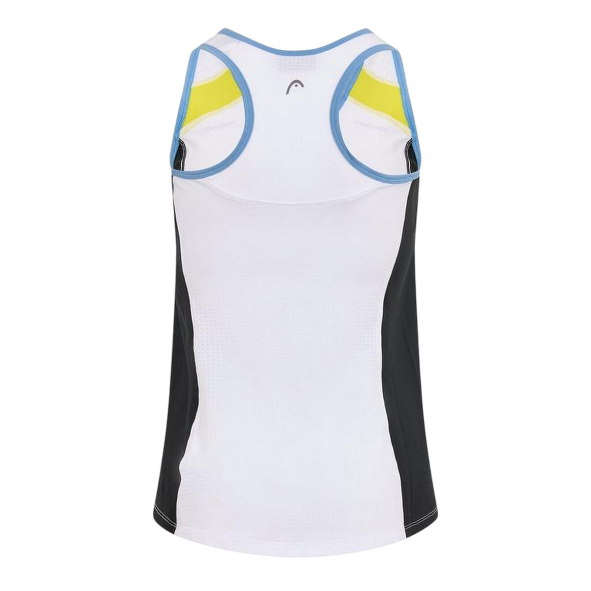 White - Back - Head Womens-Ladies Ava Scoop Neck Tank Top