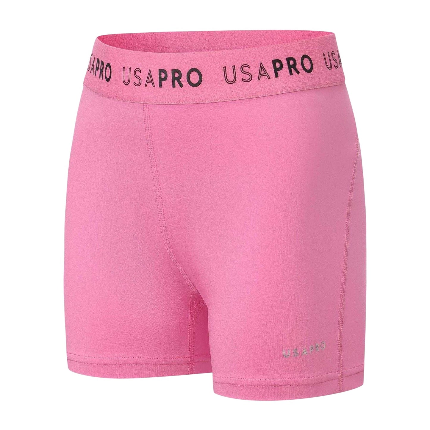 Pink - Side - USA Pro Girls Training Shorts