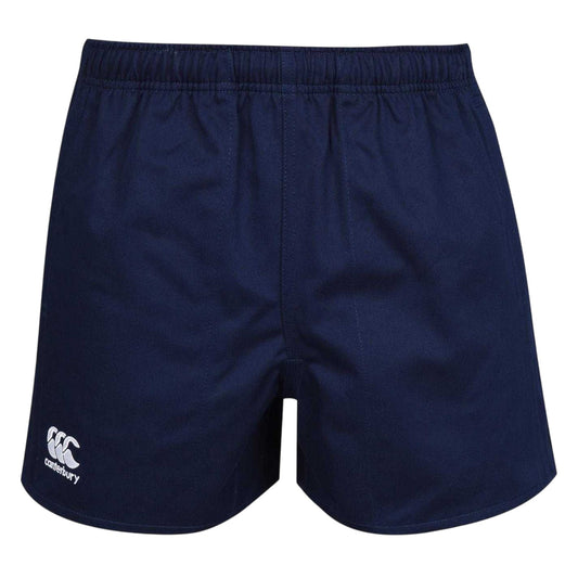 Navy - Front - Canterbury Mens Logo Rugby Shorts