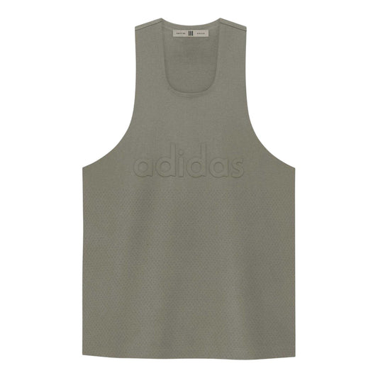 Clay - Front - Adidas Mens Fear of God Athletics Tank Tap